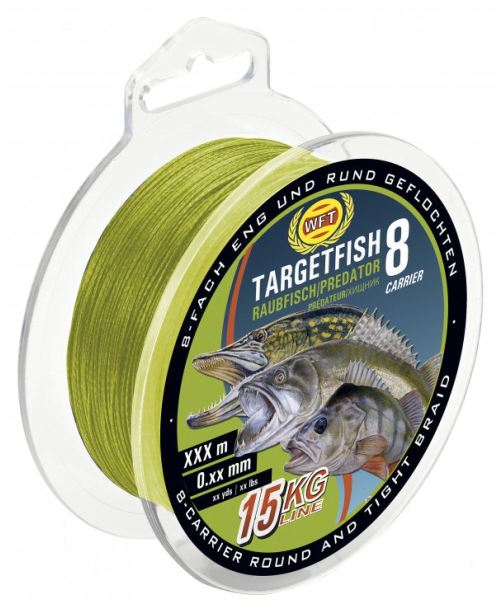 Fir WFT TF8 Rapitori, Galben Fluo, 8kg , 0.12mm, 150m