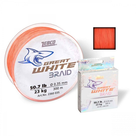 Fir Zebco Great White Braid 033mm 300m