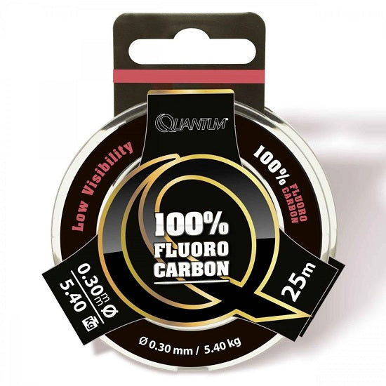 Fir fluorocarbon Quantum Fluoro Carbon Predator 0.27mm 25m