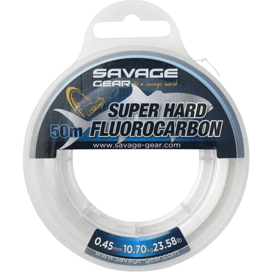 Fir Fluorocarbon Savage Gear Super Hard Fluorocarbon 0.68mm 22.40kg 50m