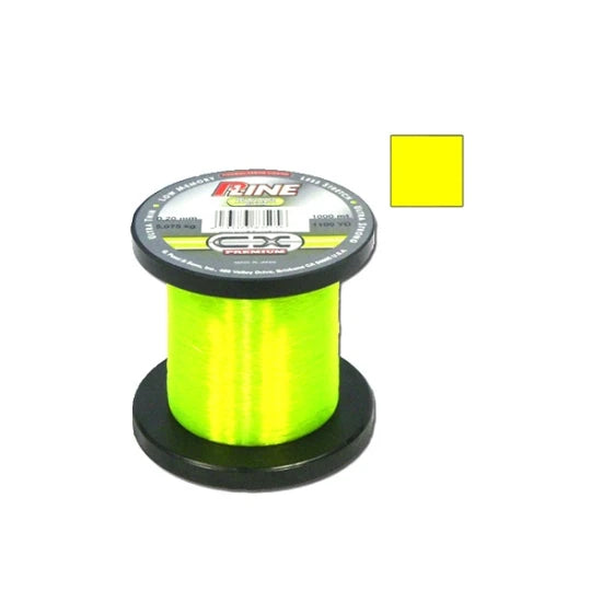 Fir Fluorocarbon Coated P-line Cx Premium Hi-vis Fluorescent Green 0.28mm/7.95kg/1000m