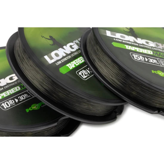 Fir Inaintas Monofilament Korda Longchuck Tapered Mainline Green, 300m, 12-30lb/0.30-0.47mm