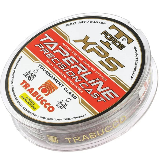 Fir Inaintas Trabucco T-force Xps Taperline Precision 0.20-0.57mm, 5.42kg-32.50kg, 12kg-70kg, 220m
