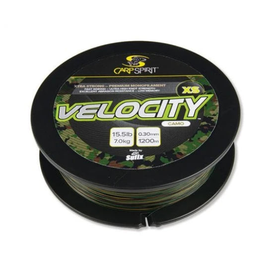 Fir Monofilament Carp Spirit Velocity Xs Camo 0.27mm 5.90kg
