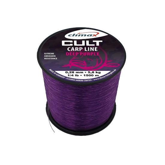 Fir monofilament Climax CULT CRAP DEEP PURPLE 1000m 0.30mm 7.1kg