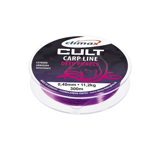 Fir monofilament Climax CULT CRAP DEEP PURPLE 300m 0.32mm 7.70kg