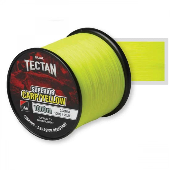 Fir Monofilament Dam Tectan Superior Carp Yellow 0.30mm 7kg 1000m