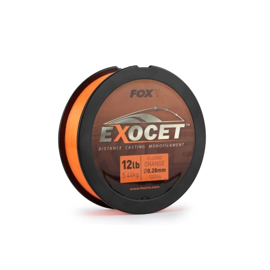 Fir Monofilament Fox Exocet Fluoro Orange Mono 0.30mm/6.50kg/1000