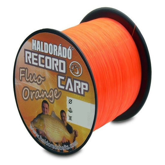 Fir monofilament Haldorado Record Carp Fluo Orange 0,30 mm / 800 m 9.9 kg
