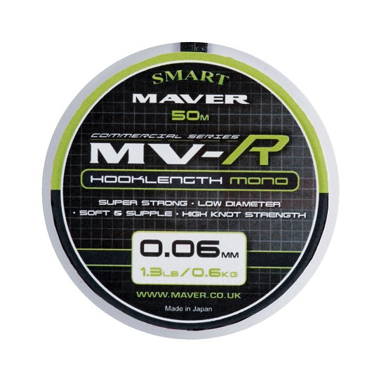 Fir monofilament Maver MV-R Hooklenght Mono 0.09mm/0.8kg/50m
