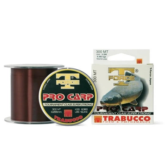 Fir Monofilament Trabucco T-force Pro Carp 0.25mm/8.36kg/1000m