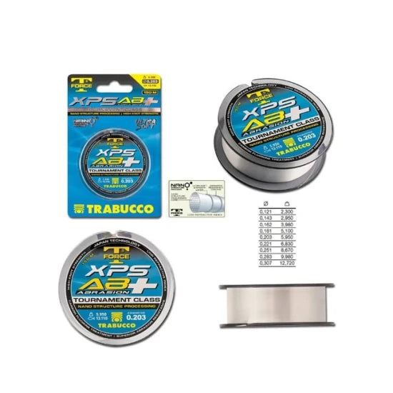 Fir Monofilament Trabucco Tf Xps Abrasion Plus 0,221mm/6,80kg/150m