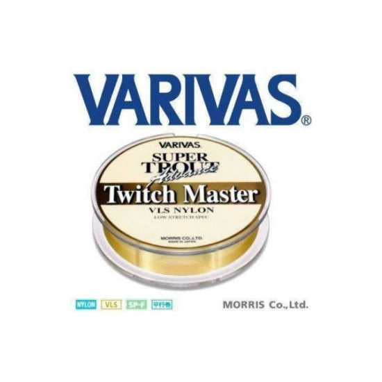 Fir Monofilament Varivas Super Trout Twitch Master Gold 0.128mm/3lb/100m