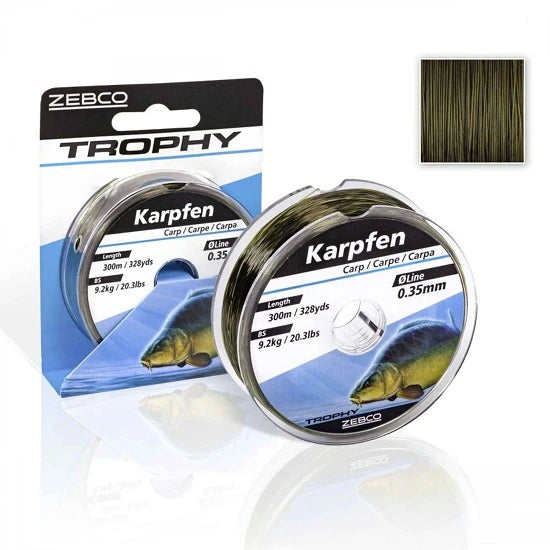 Fir Monofilament Zebco Trophy Carp Dark Camo 0.40mm 12.7kg 250m