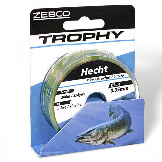 Fir monofilament Zebco Trophy Pike Green 0.40mm 12.7kg 250m