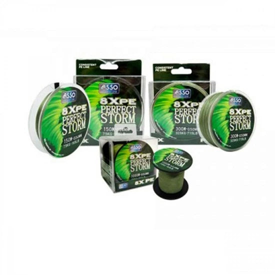 Fir Textil Asso Perfect Storm 8x 0.10mm Moss Green 150m