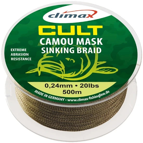 Fir Textil Climax Cult Crap Camou Mask Sinking 1200m 0.30mm 13.60kg