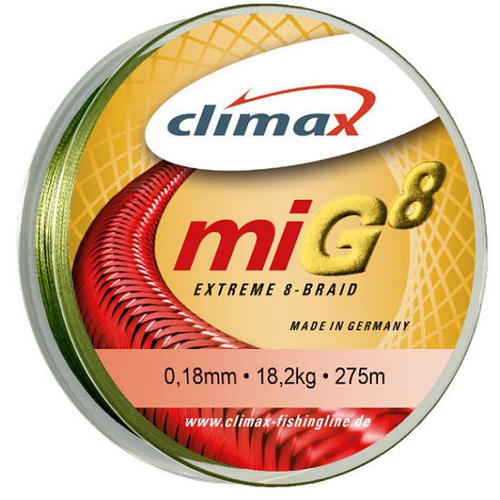 Fir textil Climax MIG8 OLIVE GREEN 135m 0.90mm 84kg