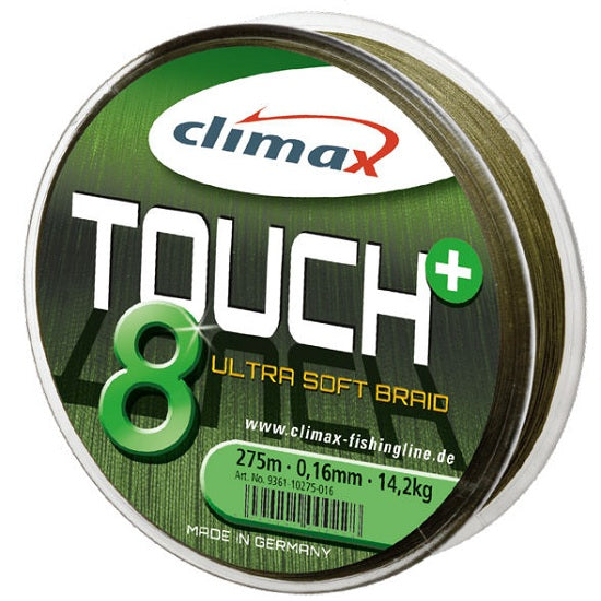 Fir textil Climax TOUCH 8+ GREEN 135m 0.14mm 11.3kg