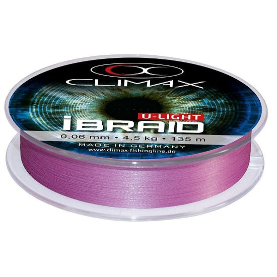 Fir textil Climax iBRAID U-LIGHT FLUO PURPLE 270m 0.06mm 4.5kg