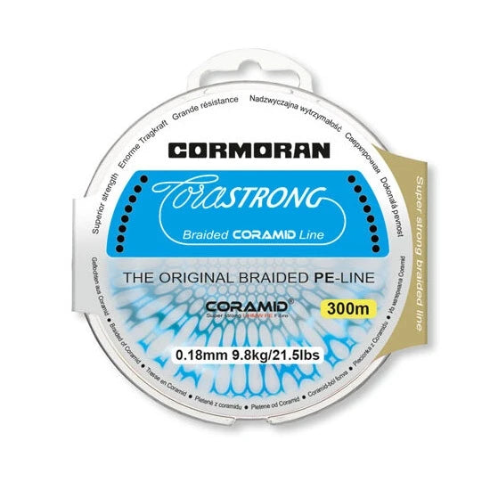 Fir Textil Cormoran Corastrong Green, 0.25mm, 14.3kg, 300m