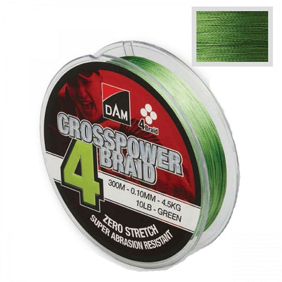 Fir textil DAM Crosspower 4 Braid 0.22mm 150m