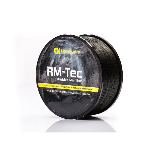 Fir textil RidgeMonkey RMTec Braided Mainline 0.35mm 30lb 1200MT
