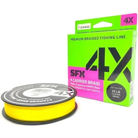 Fir Textil Sufix Sfx 4x Hot Yellow 0.165mm 8.6kg 135m