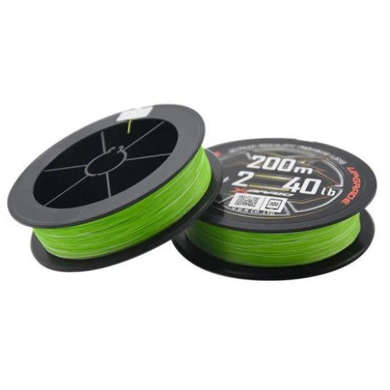 Fir Textil Ygk X-braid X8 Upgrade Pe Fluo Green 0.21mm 13.6kg 200m