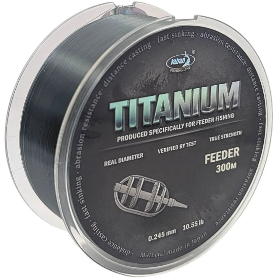 Fit Monofilament Katran Titanium Feeder, 10.55lbs, 0.245mm, 300m