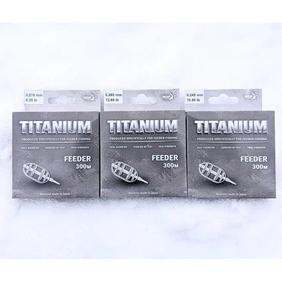 Fit Monofilament Katran Titanium Feeder, 8.35lbs, 0.215mm, 300m