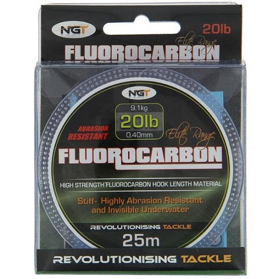 Fluorocarbon Ngt 20lb, 0.40mm, 9.10kg, 25m