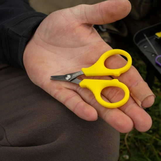 Foarfeca Avid Re-rig Compact Braid Scissors, Yellow