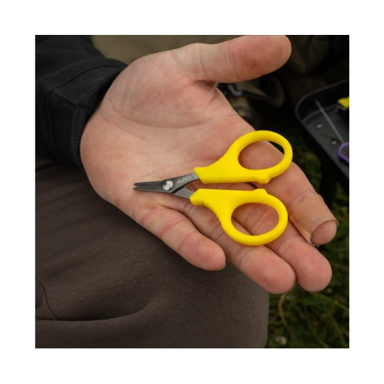 Foarfeca Avid Re-rig Compact Braid Scissors, Yellow