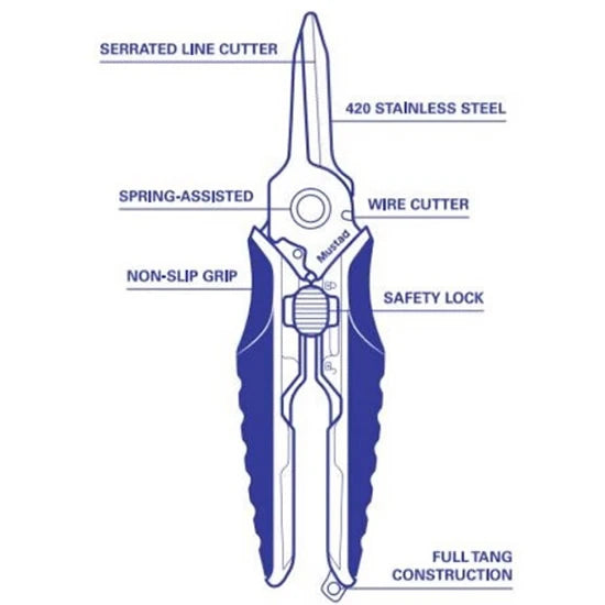 Foarfeca Mustad Multi Function, 14cm