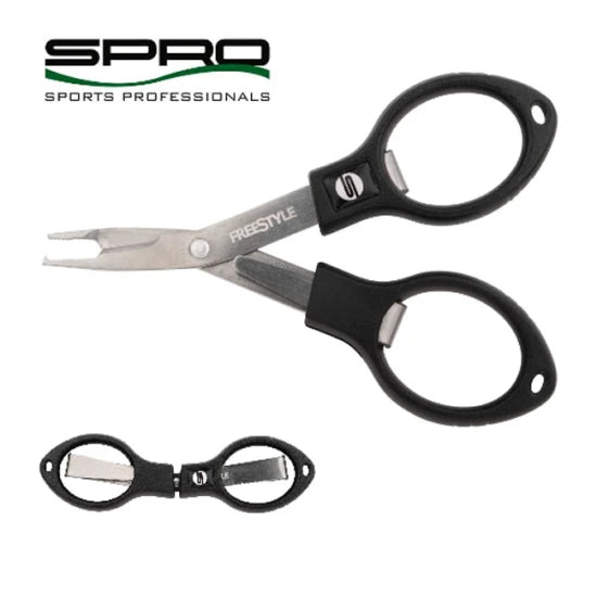 Foarfeca Pliabila Pentru Fir Textil Si Inele Despicate Spro Freestyle Folding Action Pliers