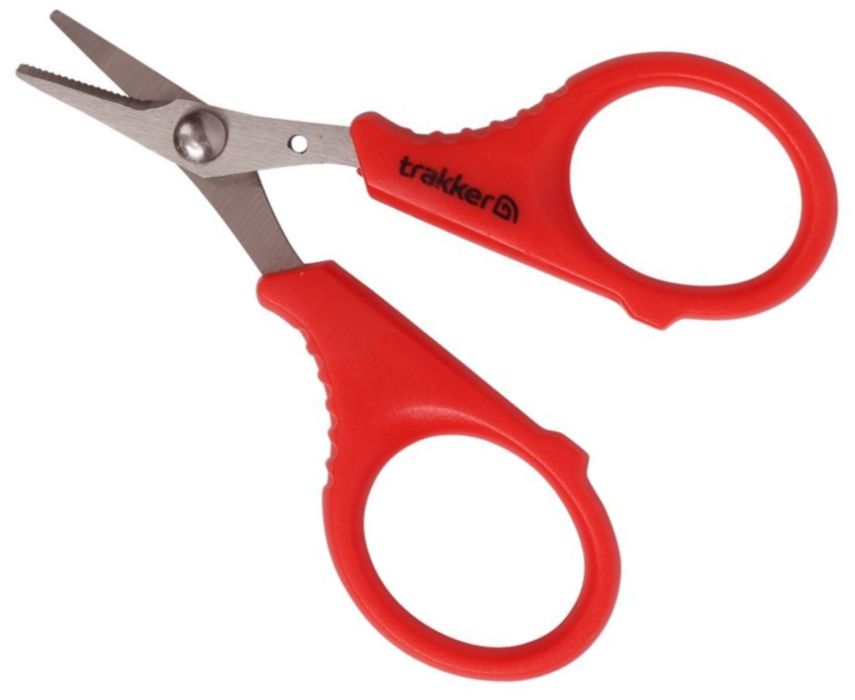 Foarfeca Trakker Braid Scissors, Red