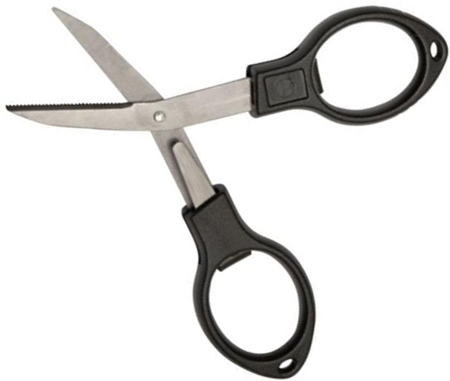 Foarfeca Zebco Pocket Folding Scissors, Black, 9cm