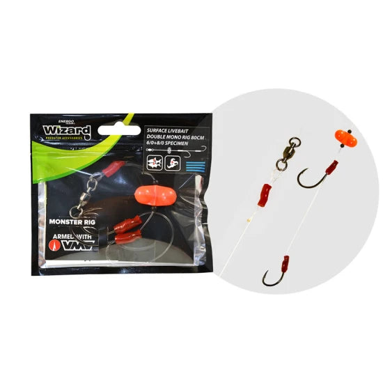 Forfac Montura Somn Wizard Cu Zornaitoare, Nr.7/0+9/0 Round