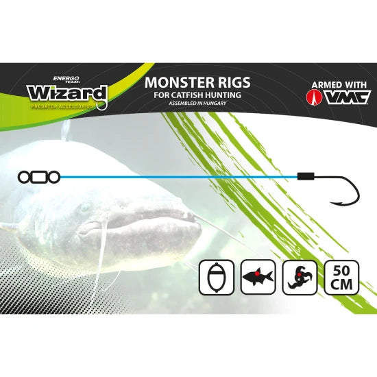 Forfac Montura Somn Wizard Monster Classic Mono Rig, Nr.9/0 Round