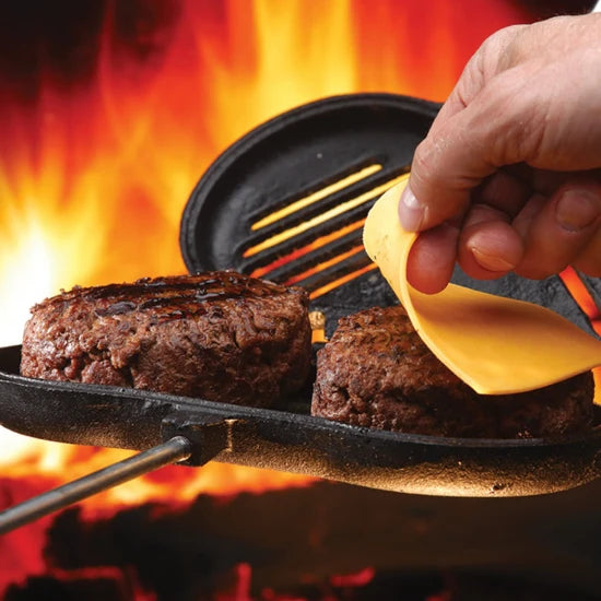 Forma Dubla Din Fonta Pentru Gatit La Foc Coghlans