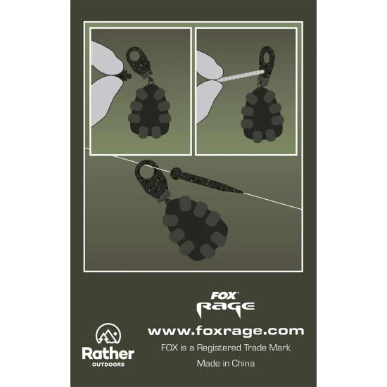Fox Rage Predator Camo Low Resistance Run Ring, 5buc/pac