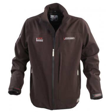 GEACA COLMIC SOFTSHELL DARK BROWN XXXL