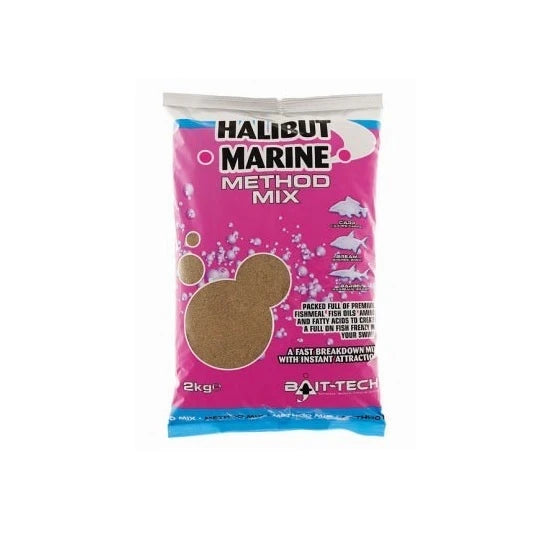 Groundbait Bait Tech Halibut Marine Method Mix 2kg