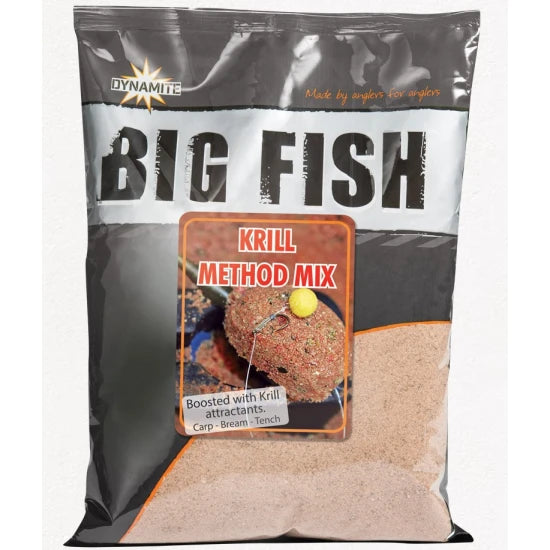 Groundbait Dynamite Baits Big Fish Feed Krill Method Mix 1.8kg