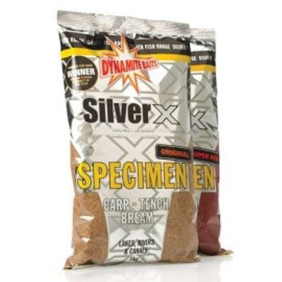 GROUNDBAIT DYNAMITE BAITS SILVER X SPECIMEN SUPER RED