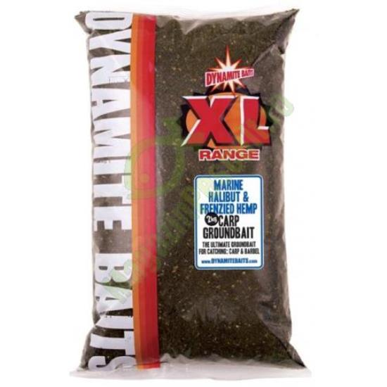 GROUNDBAIT DYNAMITE BAITS XL MARINE HALIBUT AND FRENZIED HEMP
