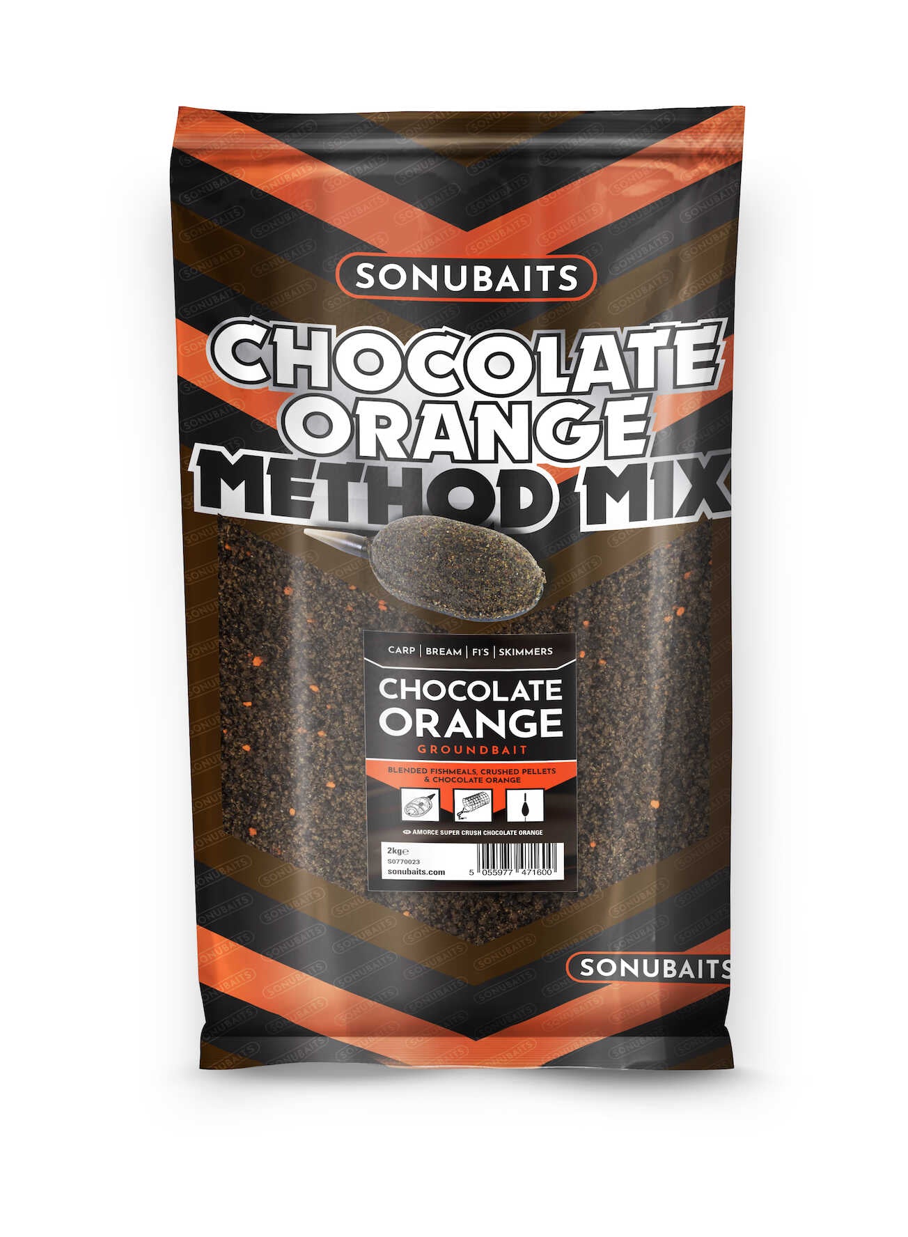 GROUNDBAIT SONUBAITS SUPER CRUSH 2KG Chocolate Orange
