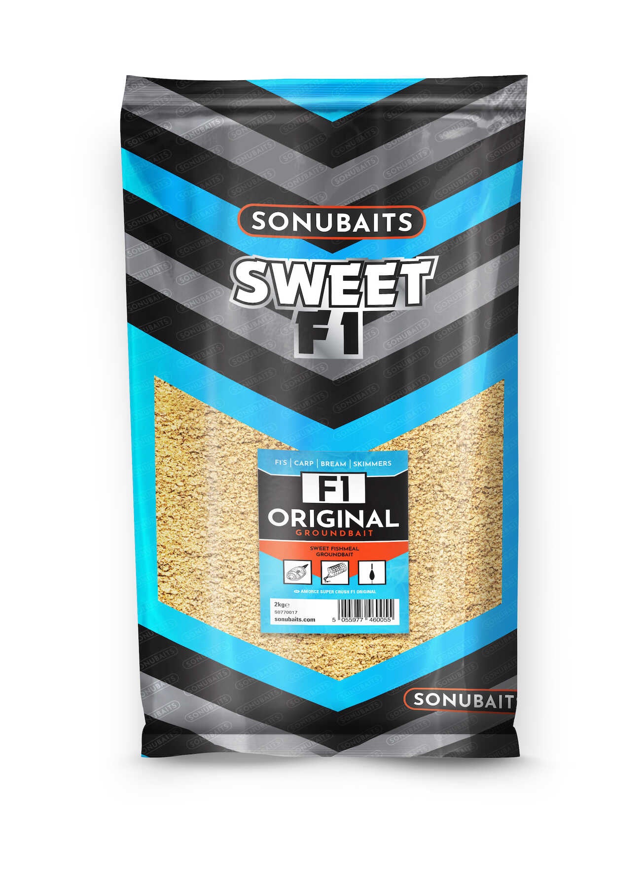 GROUNDBAIT SONUBAITS SUPER CRUSH 2KG F1 Original