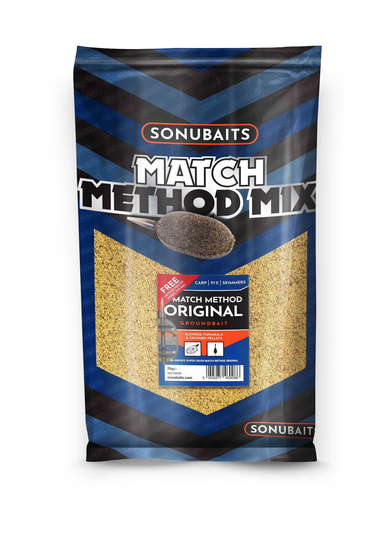 GROUNDBAIT SONUBAITS SUPER CRUSH 2KG Match Method Mix